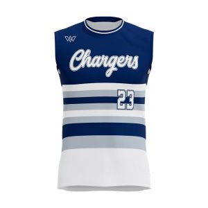 Crew-Neck-Sleeveless-Baseball-Jersey