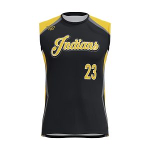 Crew-Neck-Sleeveless-Baseball-Jersey